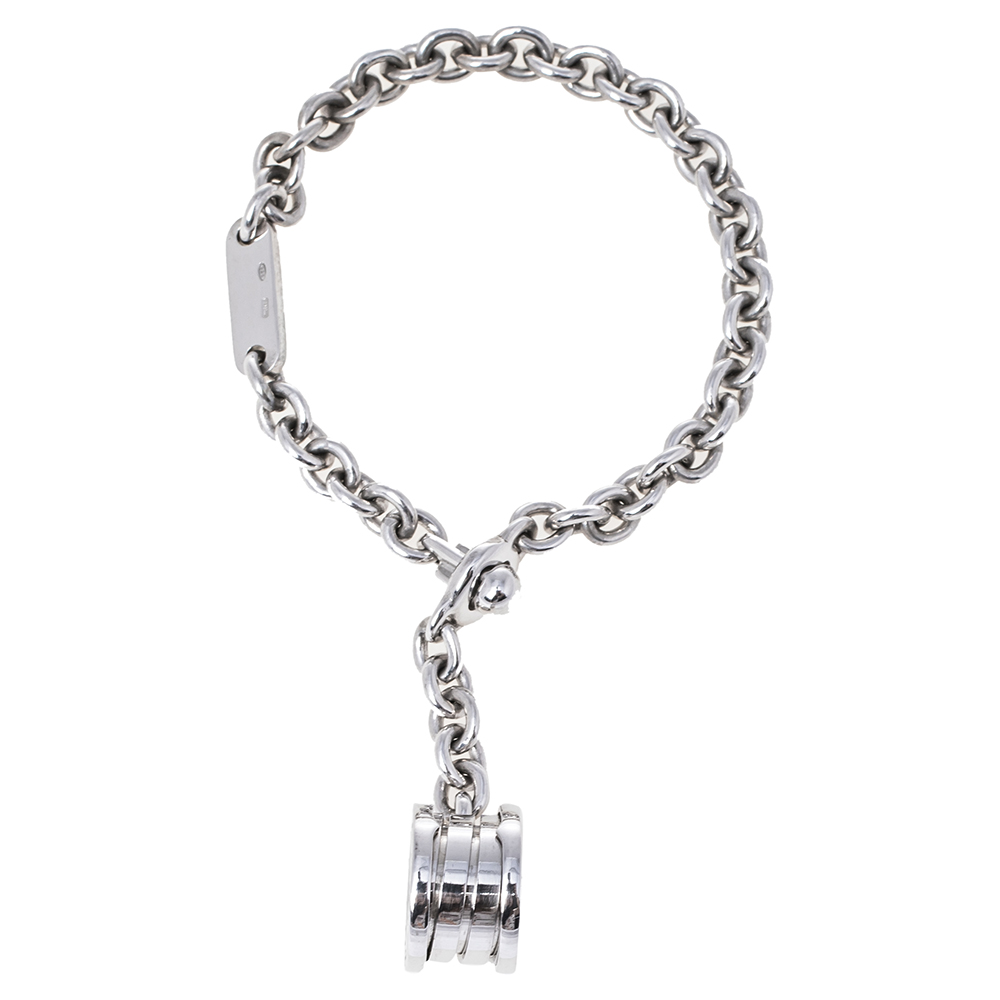 

Bvlgari Logo Charm Sterling Silver Keychain