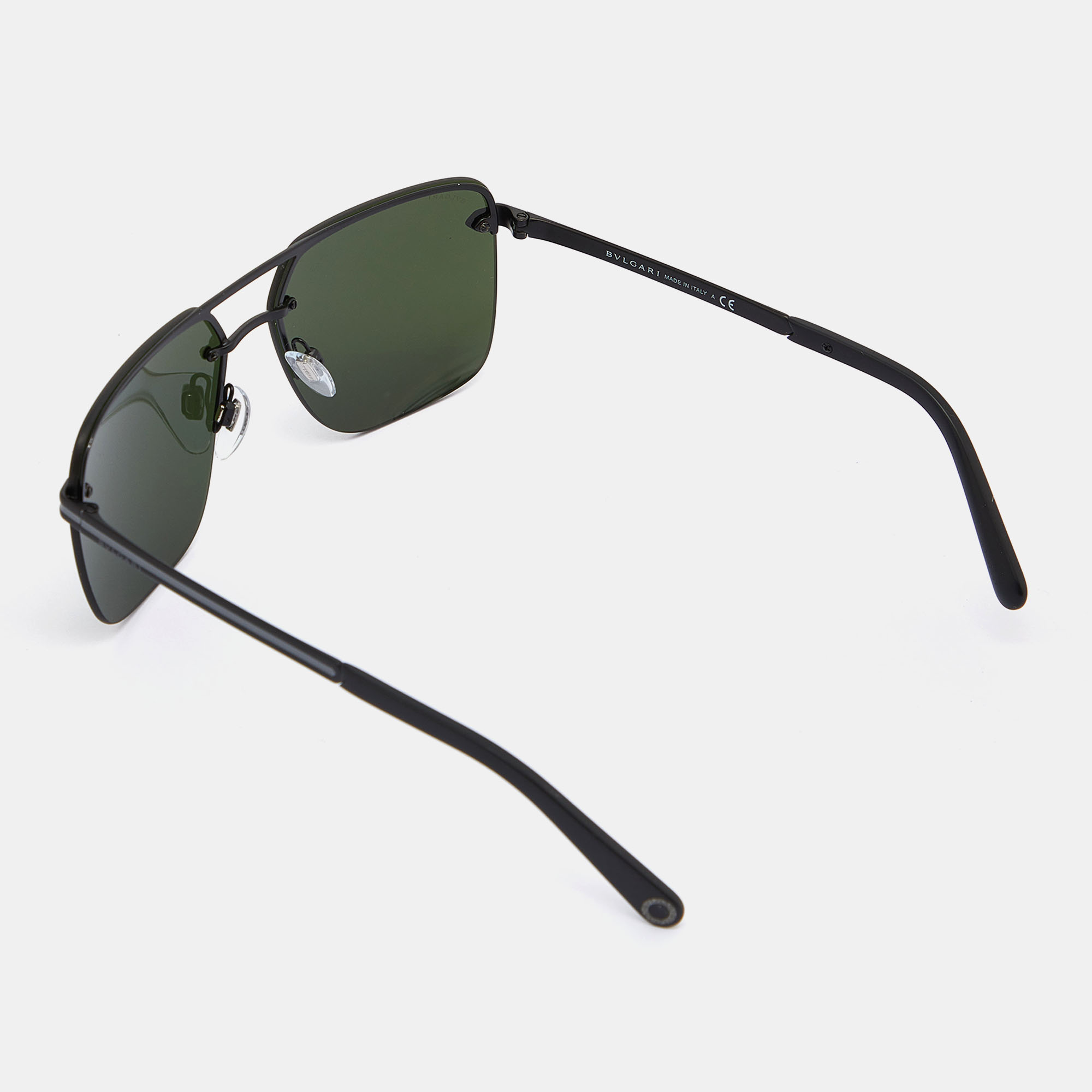 

Bvlgari Black/Black 5054 Rectangular Sunglasses