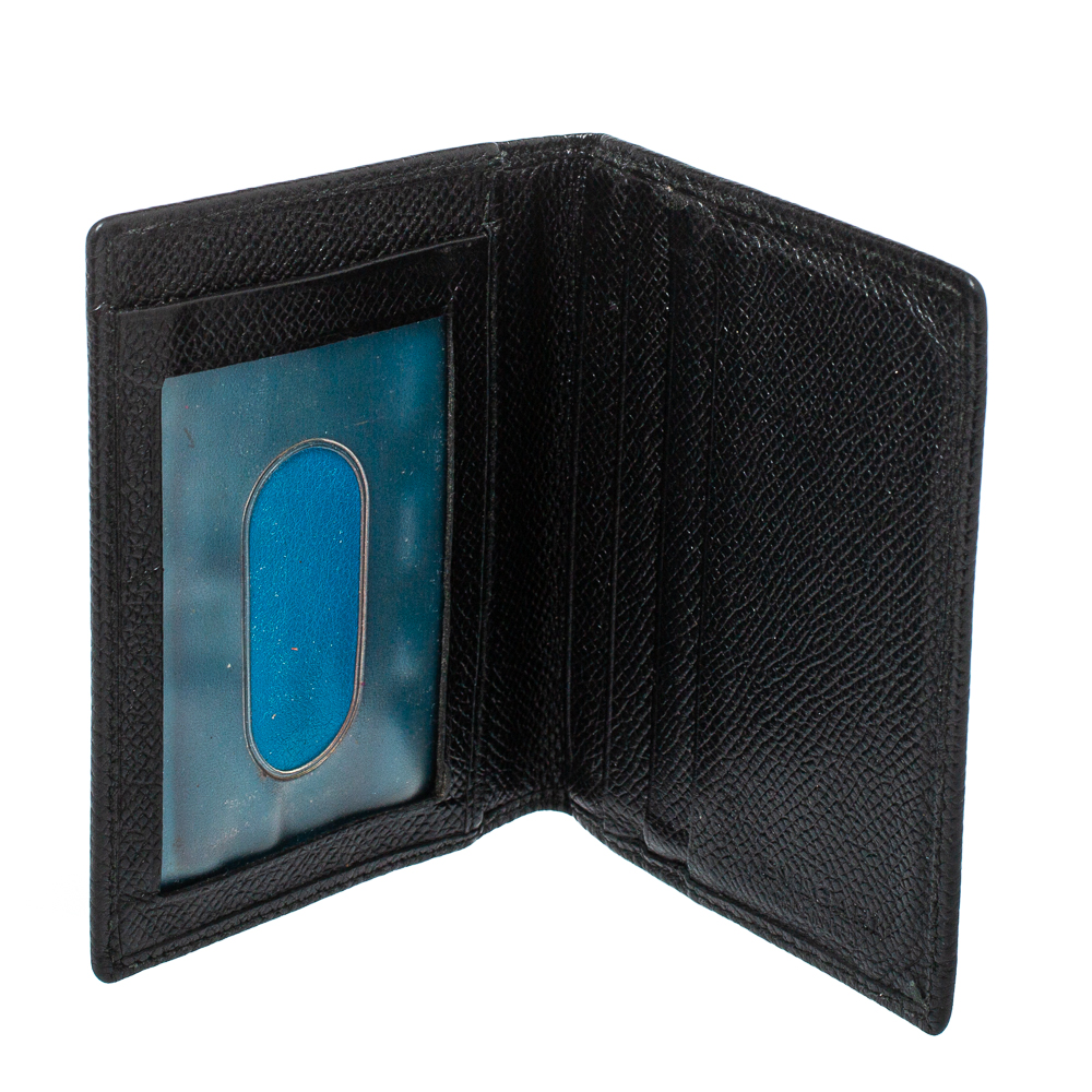 

Bvlgari Black Leather Card Holder