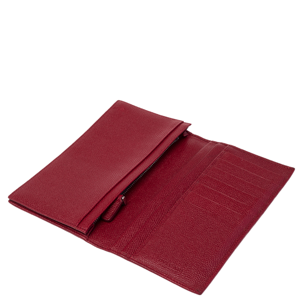 

Bvlgari Red Leather Bvlgari Bvlgari Bifold Wallet