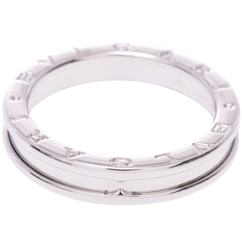 

Bvlgari B.Zero1 1-Band 18k White Gold Band Ring Size, Silver