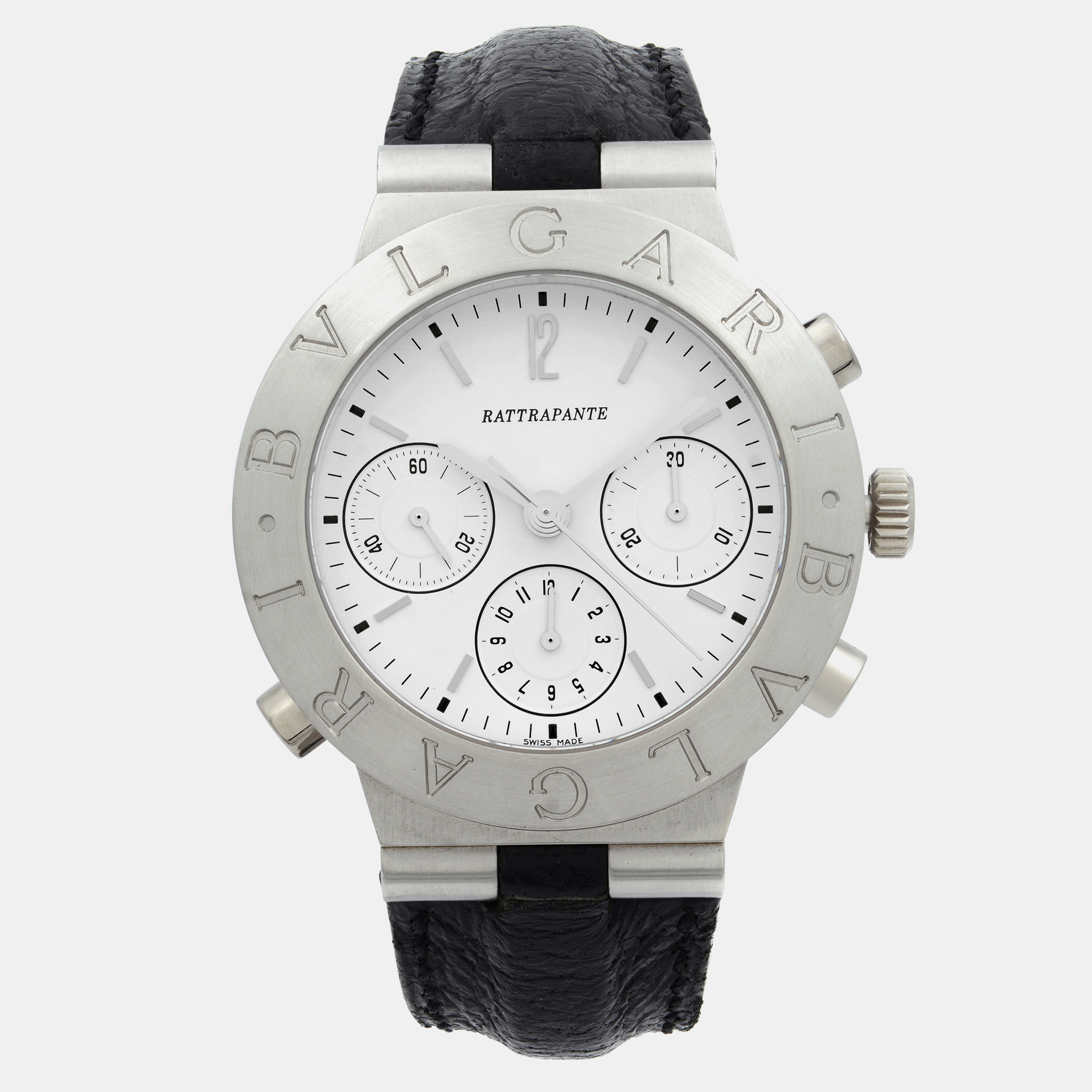 

Bvlgari White Platinum Diagono Rattrapante CH