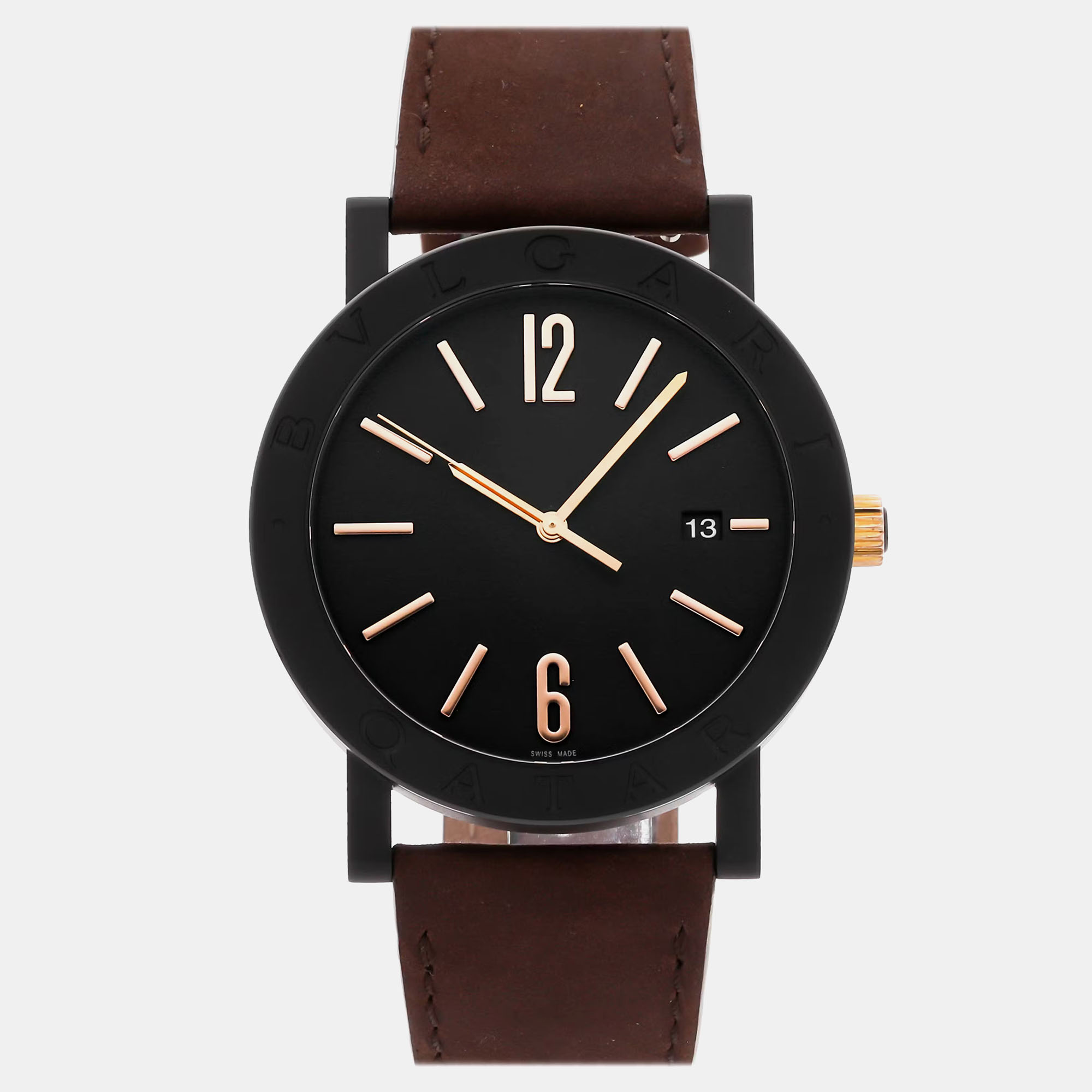 

Pre-Owned Bvlgari Men's Watch 41 mm, Black