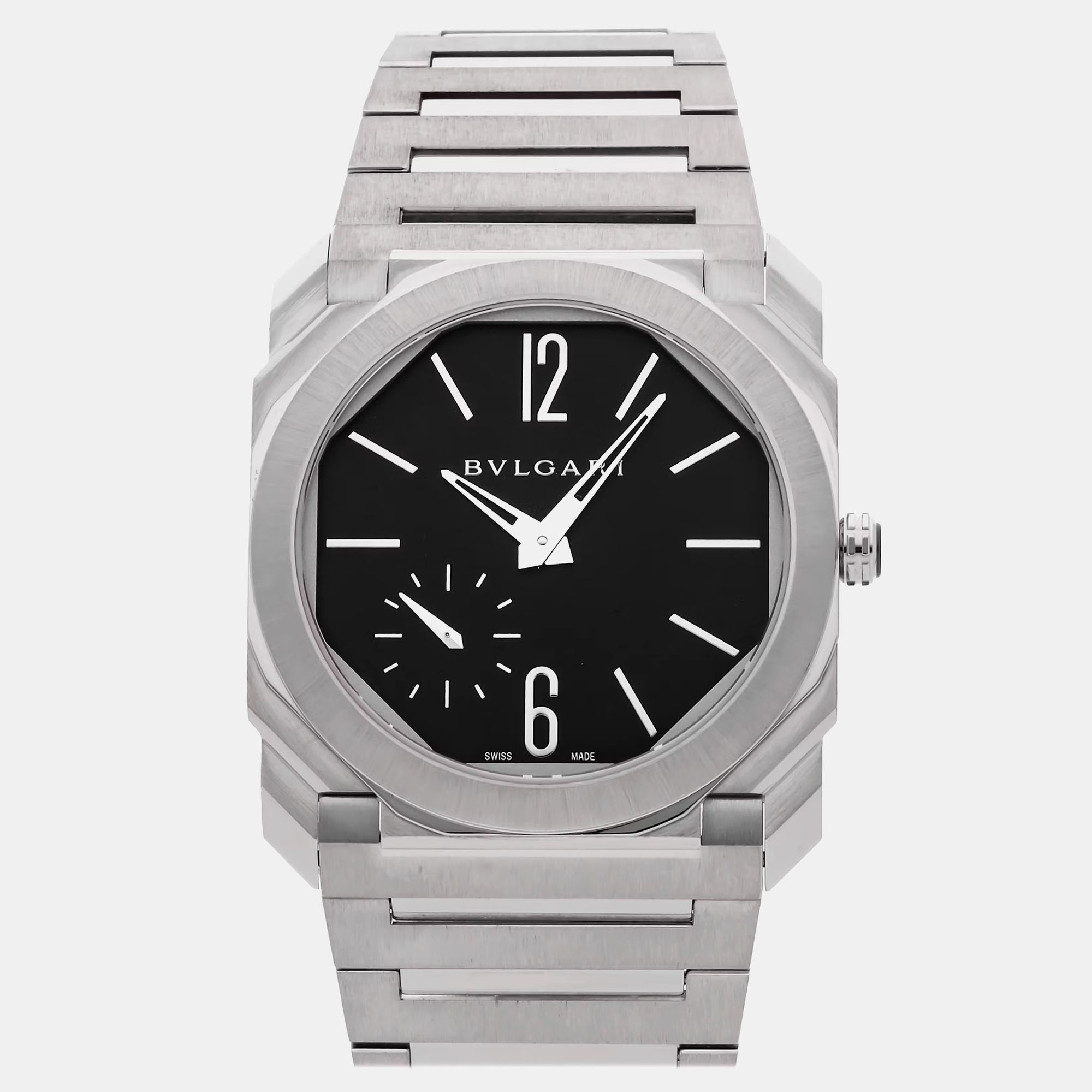 

Pre-Owned Bvlgari Octo Finissimo Extra-Thin 103297, Black