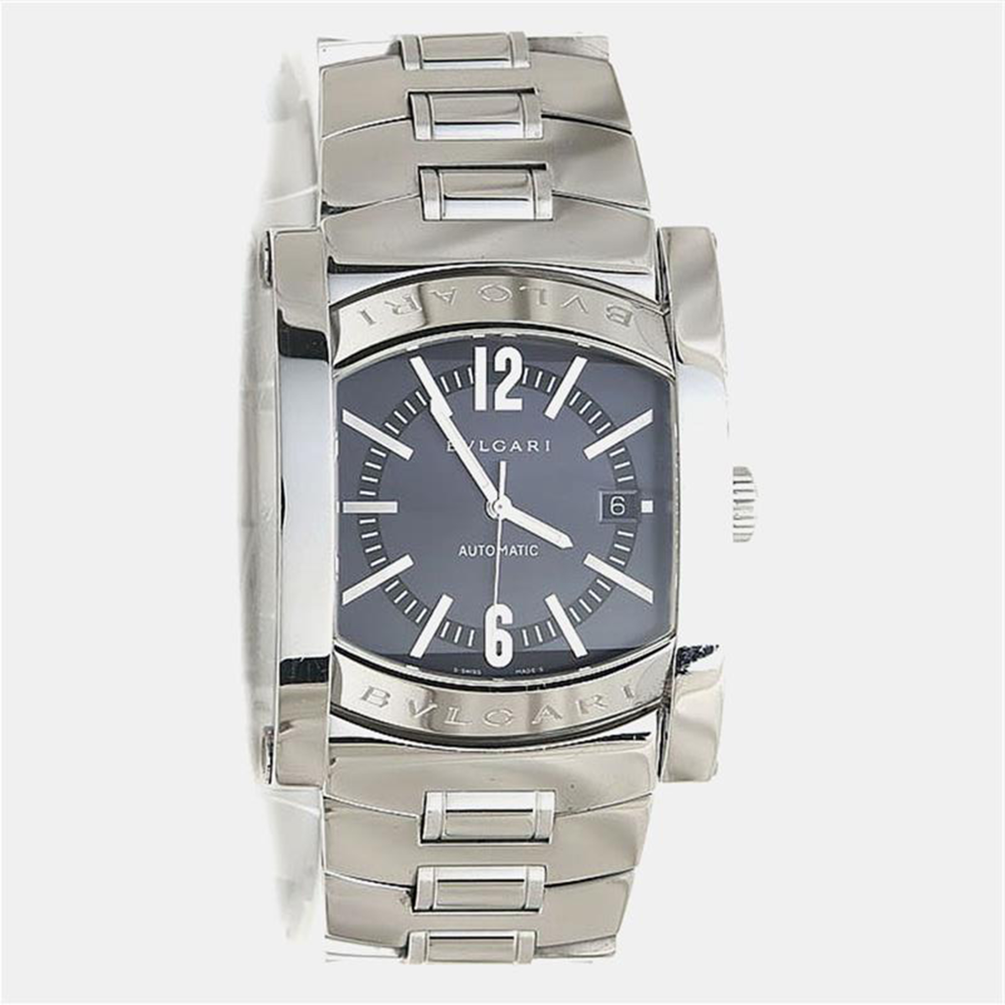 

Bvlgari Assioma AA48S Automatic Stainless Steel Men's Wristwatch 38 mm, Black