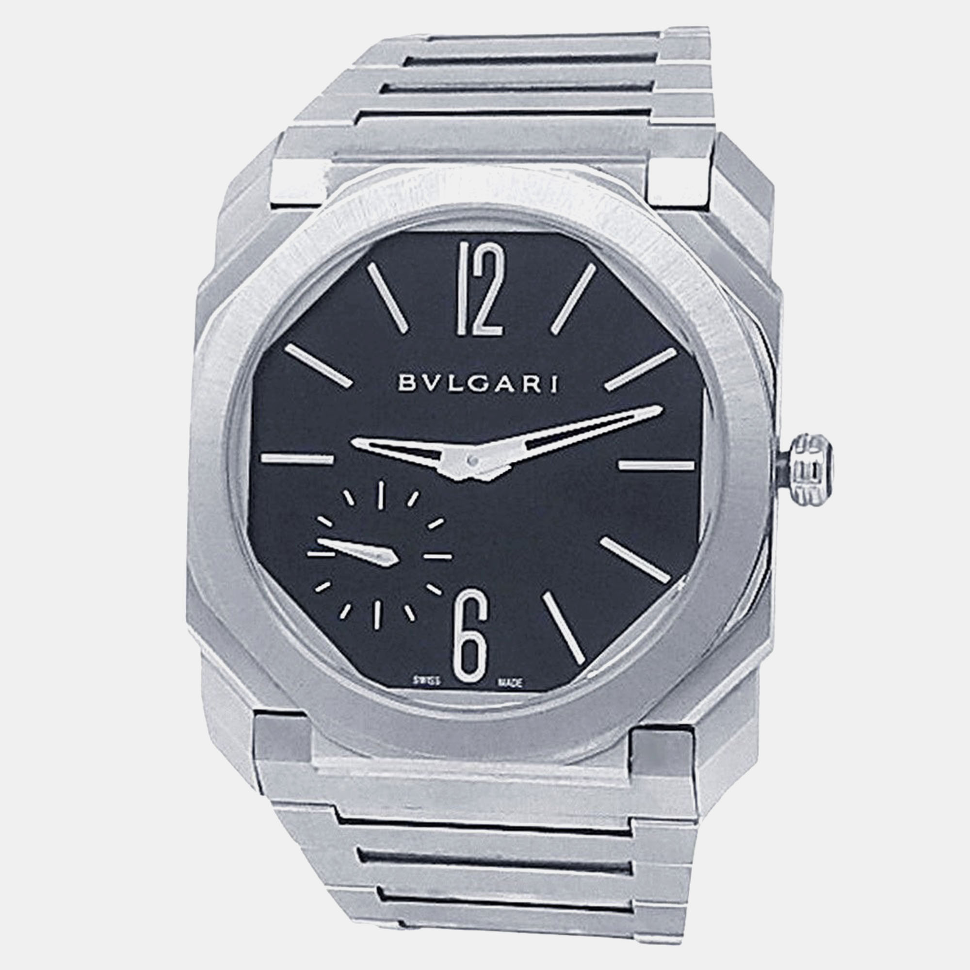 

Bvlgari Octo Finissimo 103297 Automatic Black Stainless Steel Men’s Wristwatch 40 mm