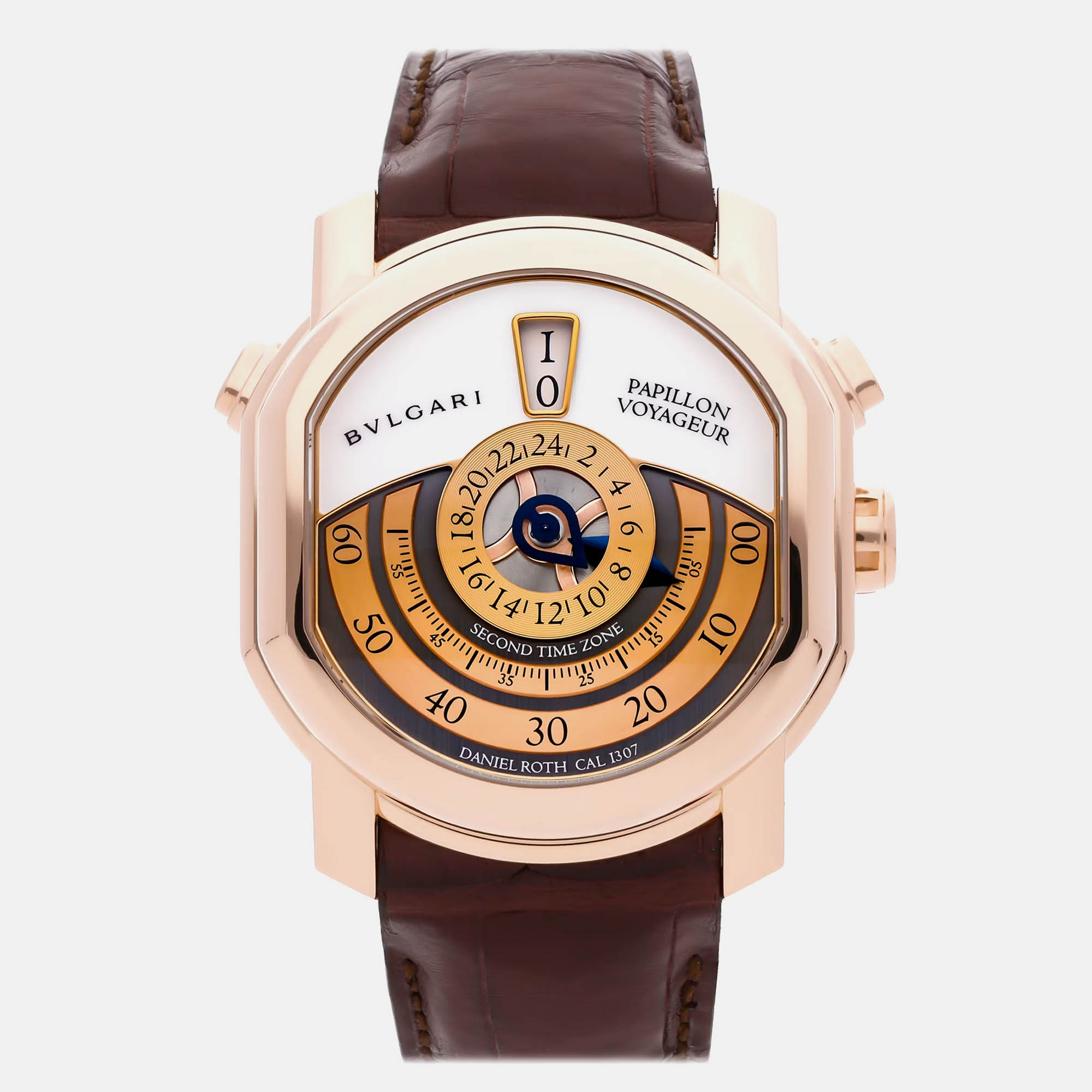 

Bvlgari Daniel Roth BRRP46GGMTP Automatic Skeleton, Black