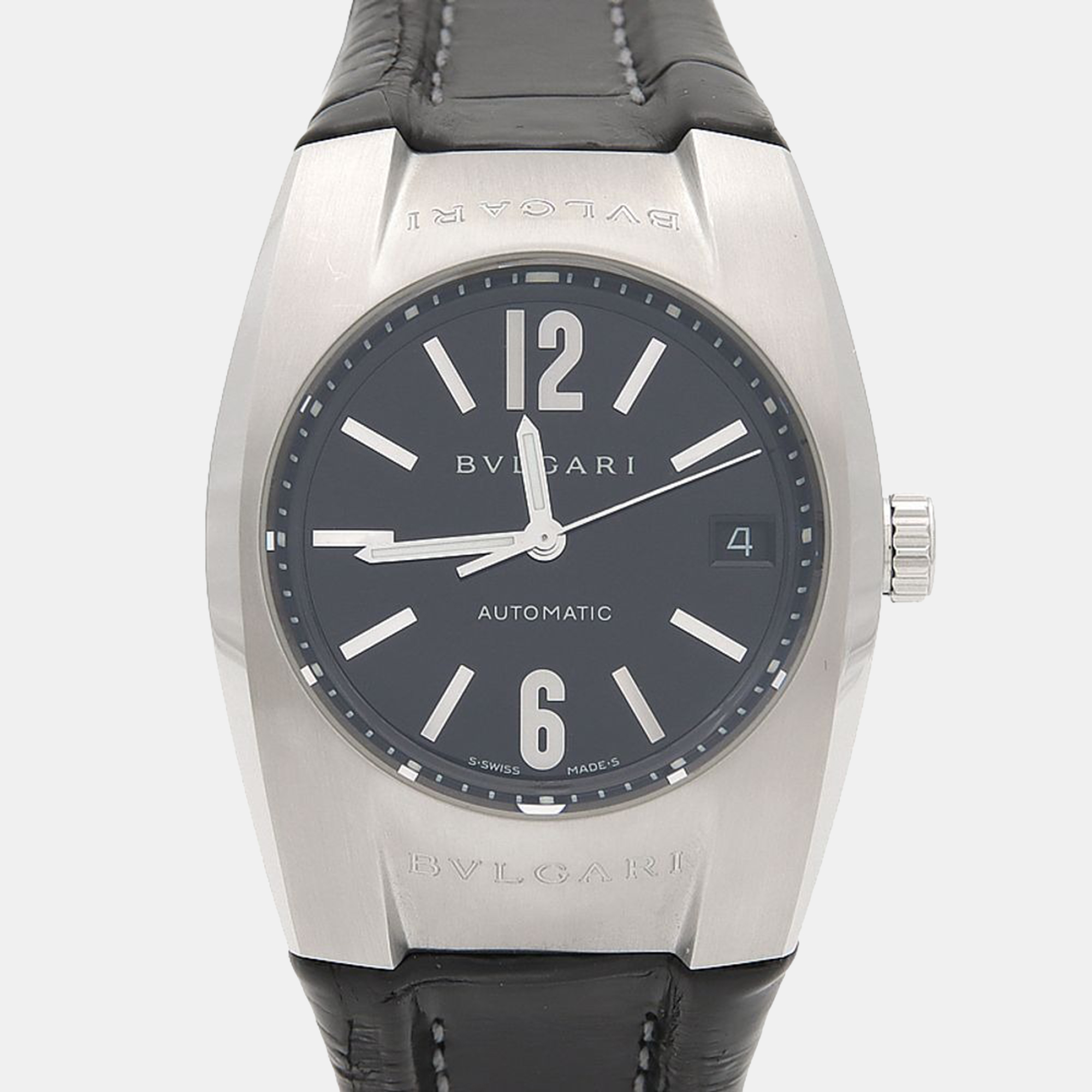 

Bvlgari Ergon EG35S Automatic Stainless Steel Men's Wristwatch 35 mm x 44 mm, Black