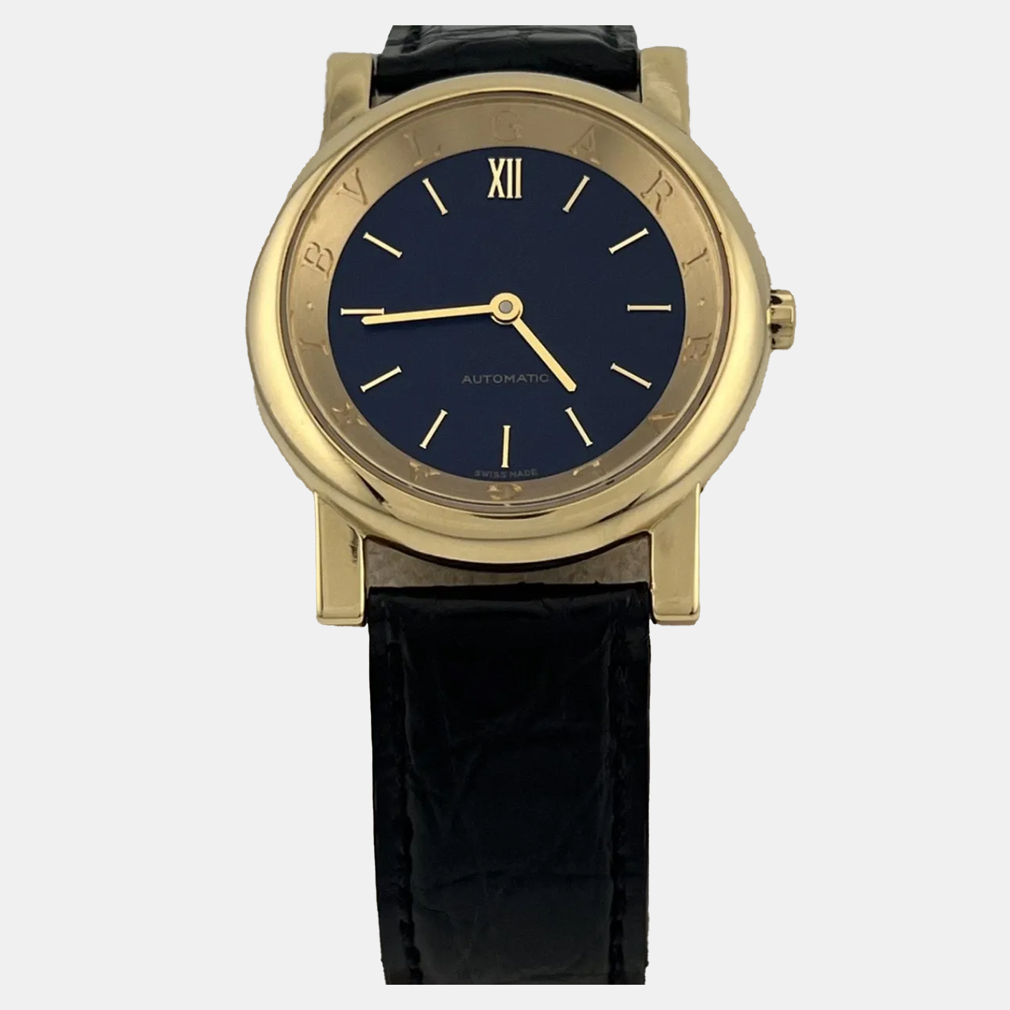 

Bvlgari Anfiteatro AT35GL Automatic Black 18k Yellow Gold Men's Wristwatch 35 mm