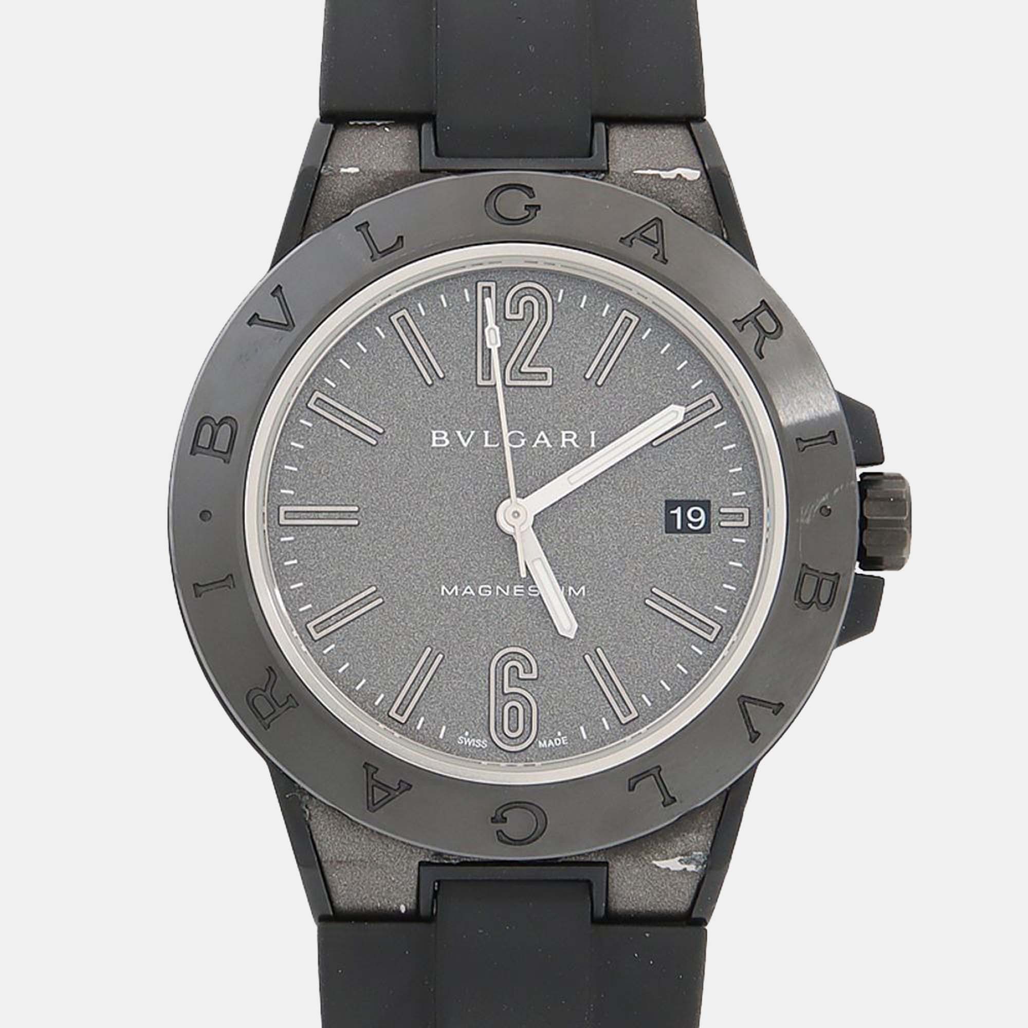 

Bvlgari Diagono Magnesium DG41SMC Automatic Grey Magnesium Ceramic Men's Wristwatch