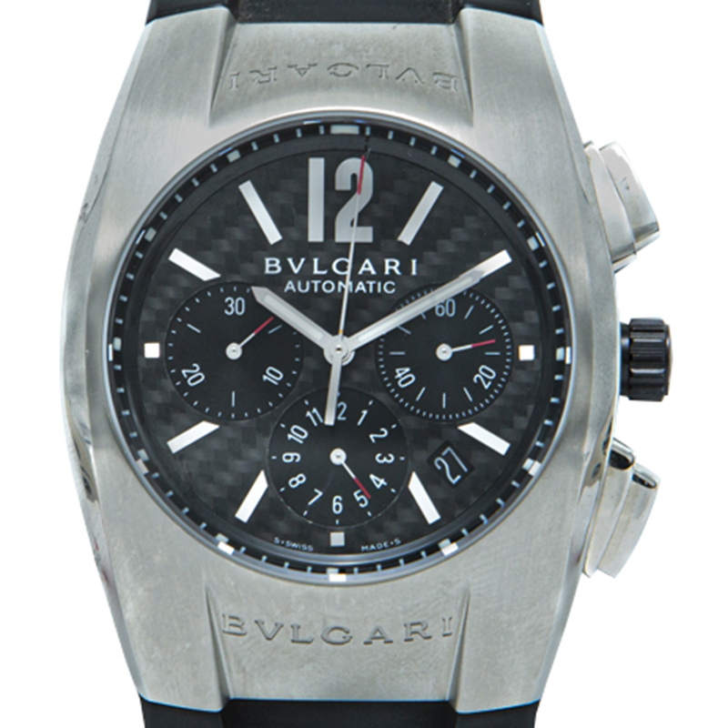 

Bvlgari Black Stainless Steel Ergon Rubber Men's Watch