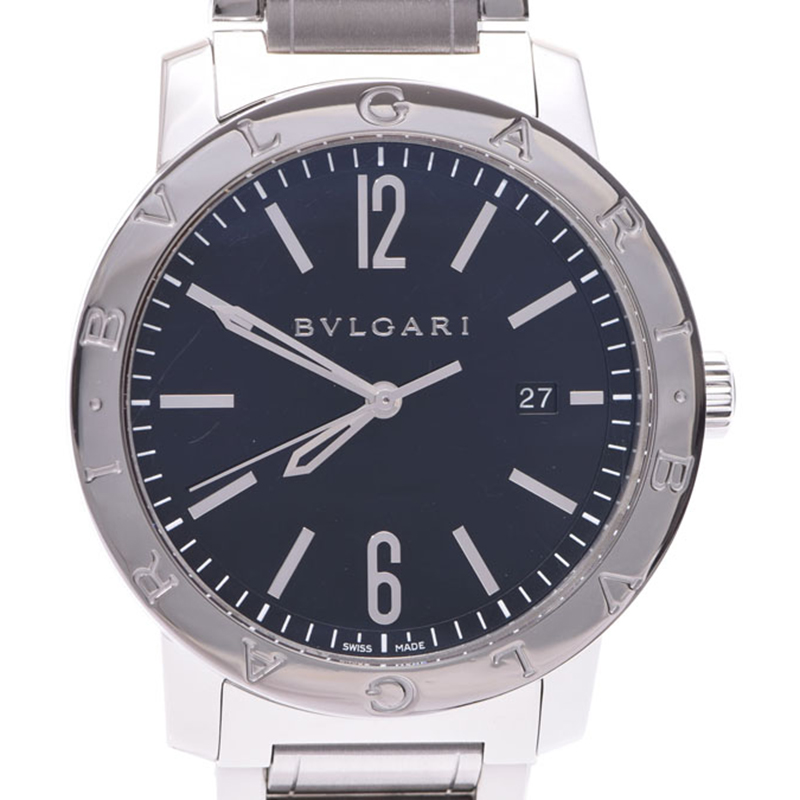 

Bvlgari Black Stainless Steel BB41S Men's Wristwatch