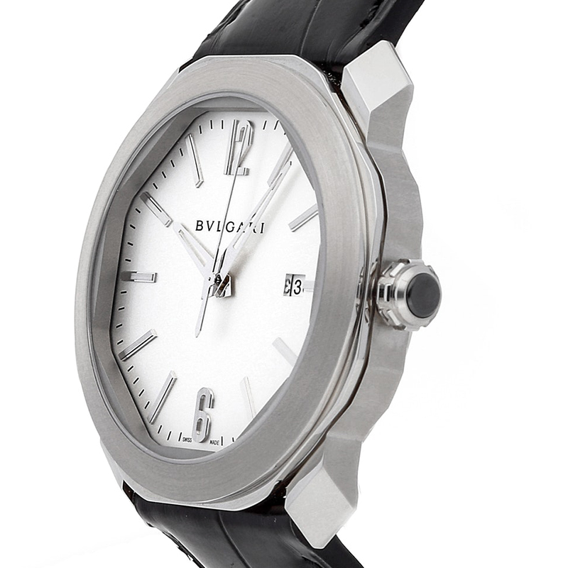 

Bvlgari Silver Stainless Steel Octo Roma