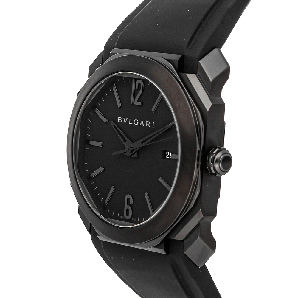 

Bvlgari Black DLC Stainless Steel Octo Ultranero