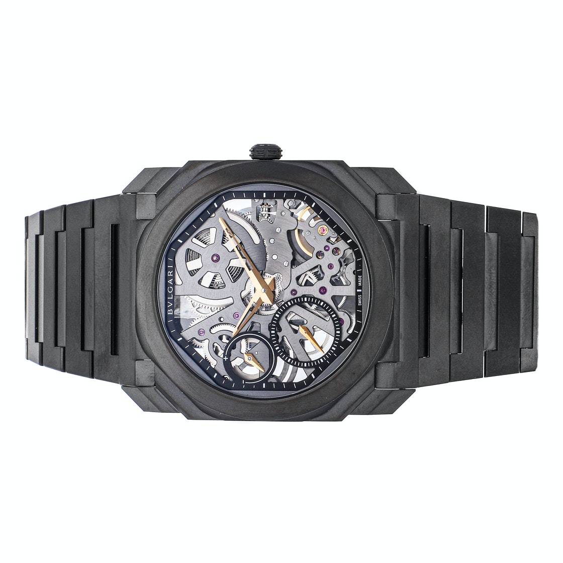 

Bvlgari Silver DLC Coated Titanium Octo Finissimo