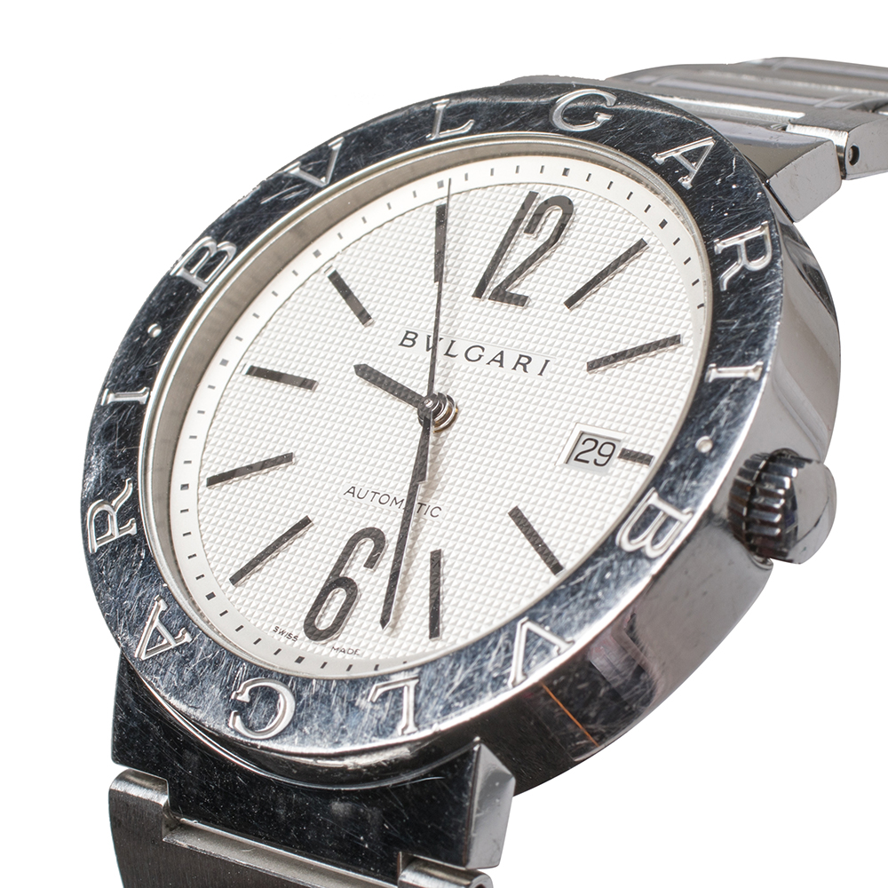 

Bvlgari White Stainless Steel Bvlgari BB42WSSD