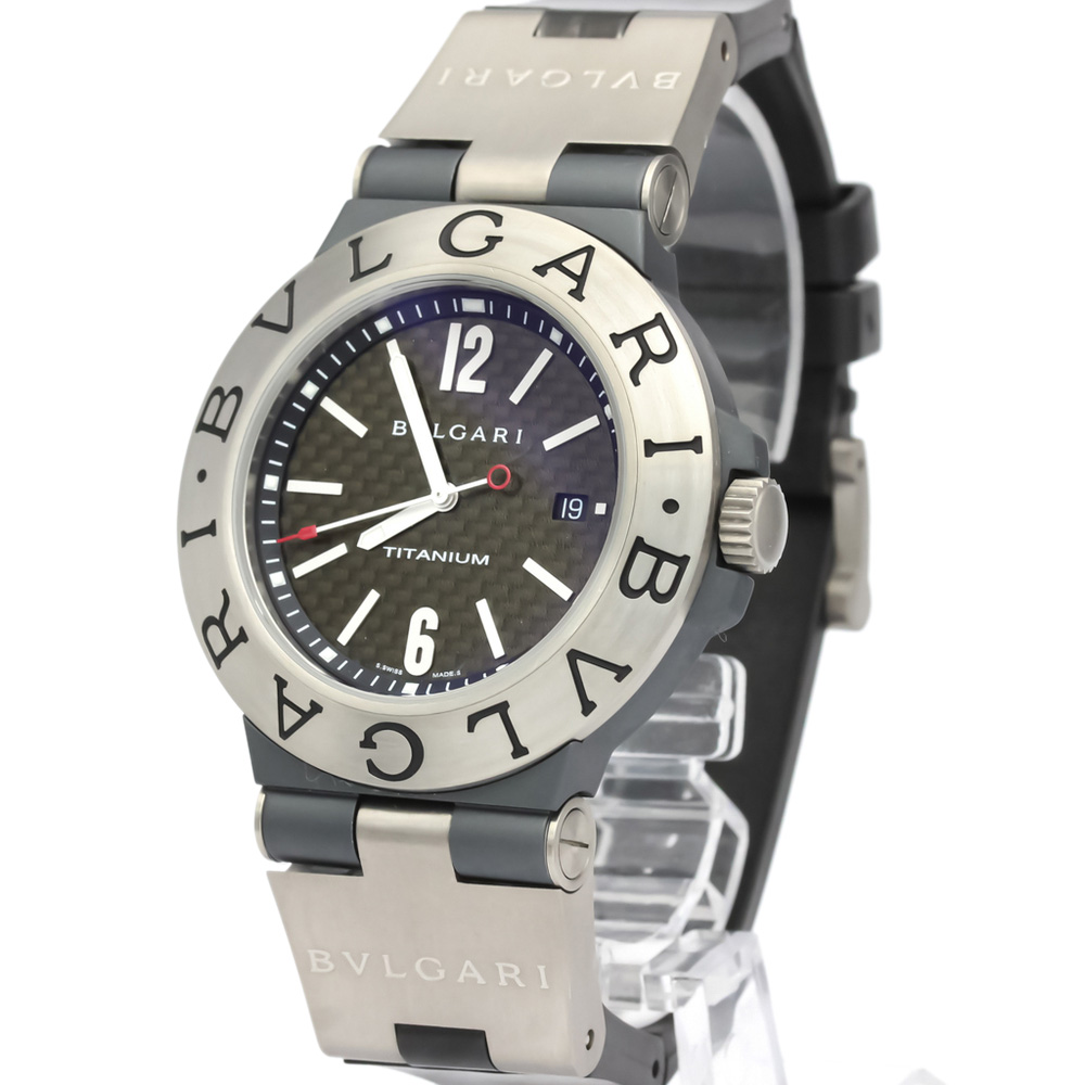 

Bvlgari Black Titanium Diagono Chronograph TI44TACH Men's Wristwatch