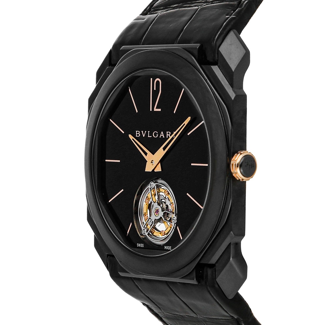 

Bvlgari Black Octo Tourbillon Ultranero 102560 Men's Wristwatch 40 MM