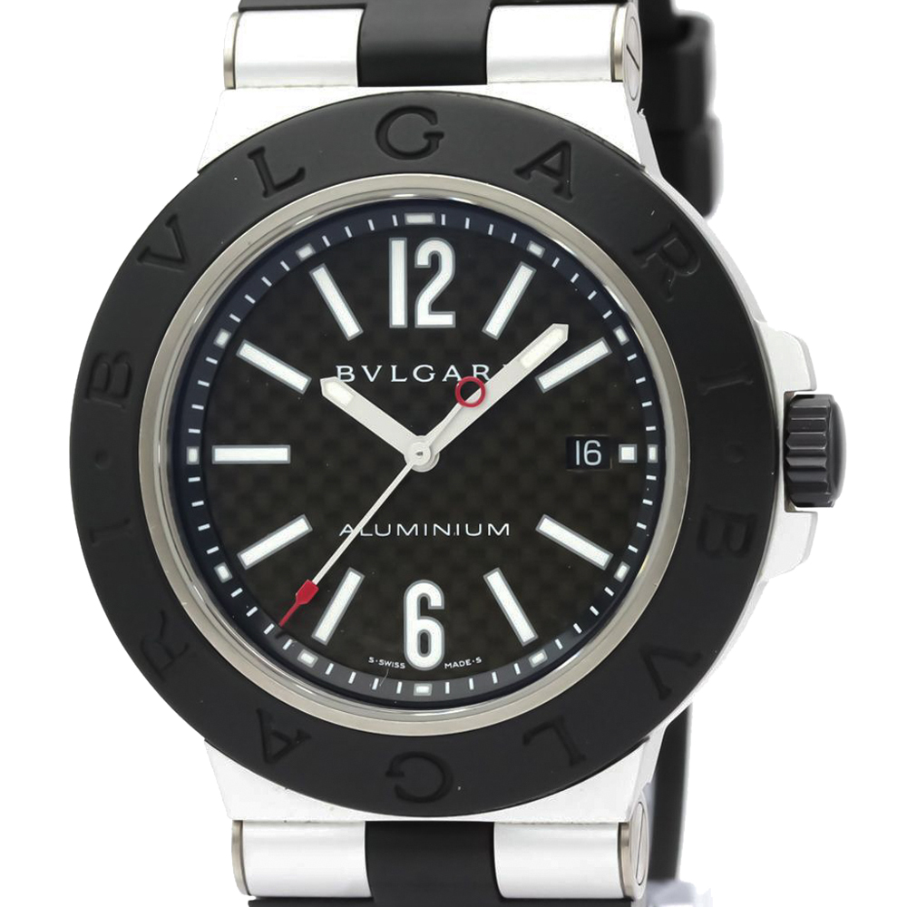 

Bvlgari Black Aluminium AL44TA Automatic Men's Wristwatch 44 MM