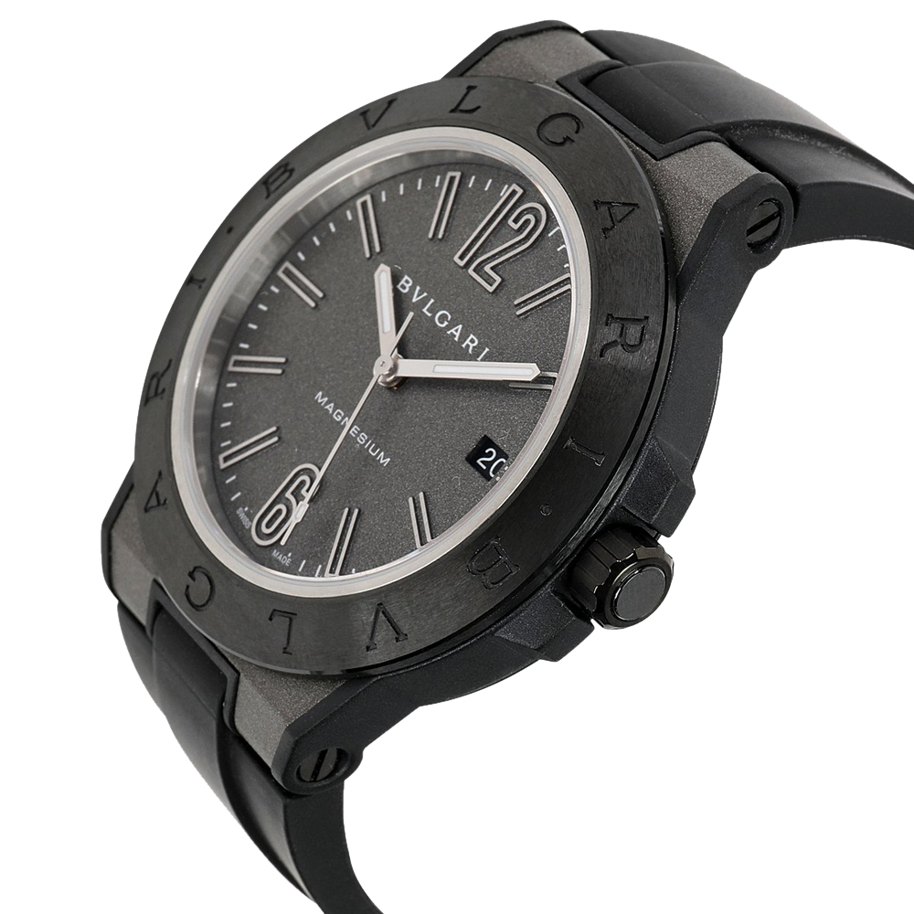 

Bvlgari Black Magnesium Diagono 102307 DG SMC Men's Wristwatch 41 MM