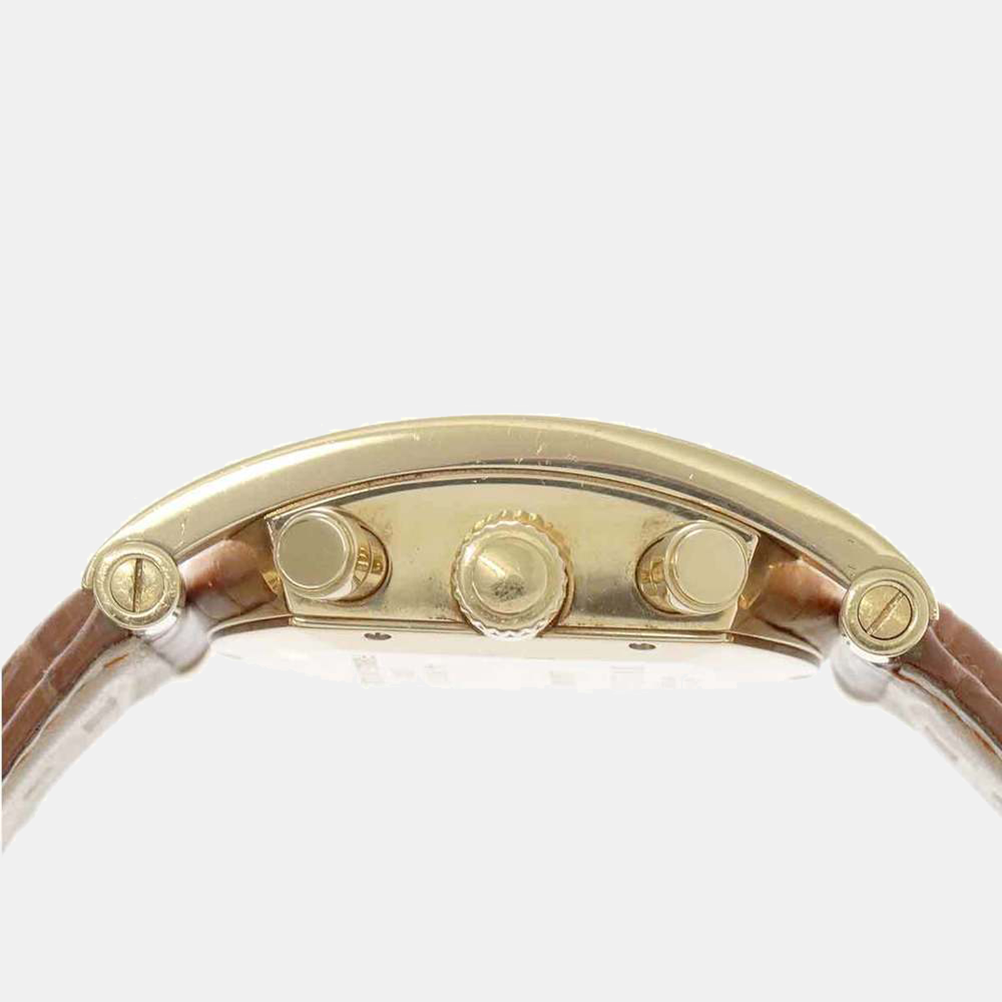 

Bvlgari Silver 18K Yellow Gold Assioma AA48GCH Automatic Men's Wristwatch 38 mm