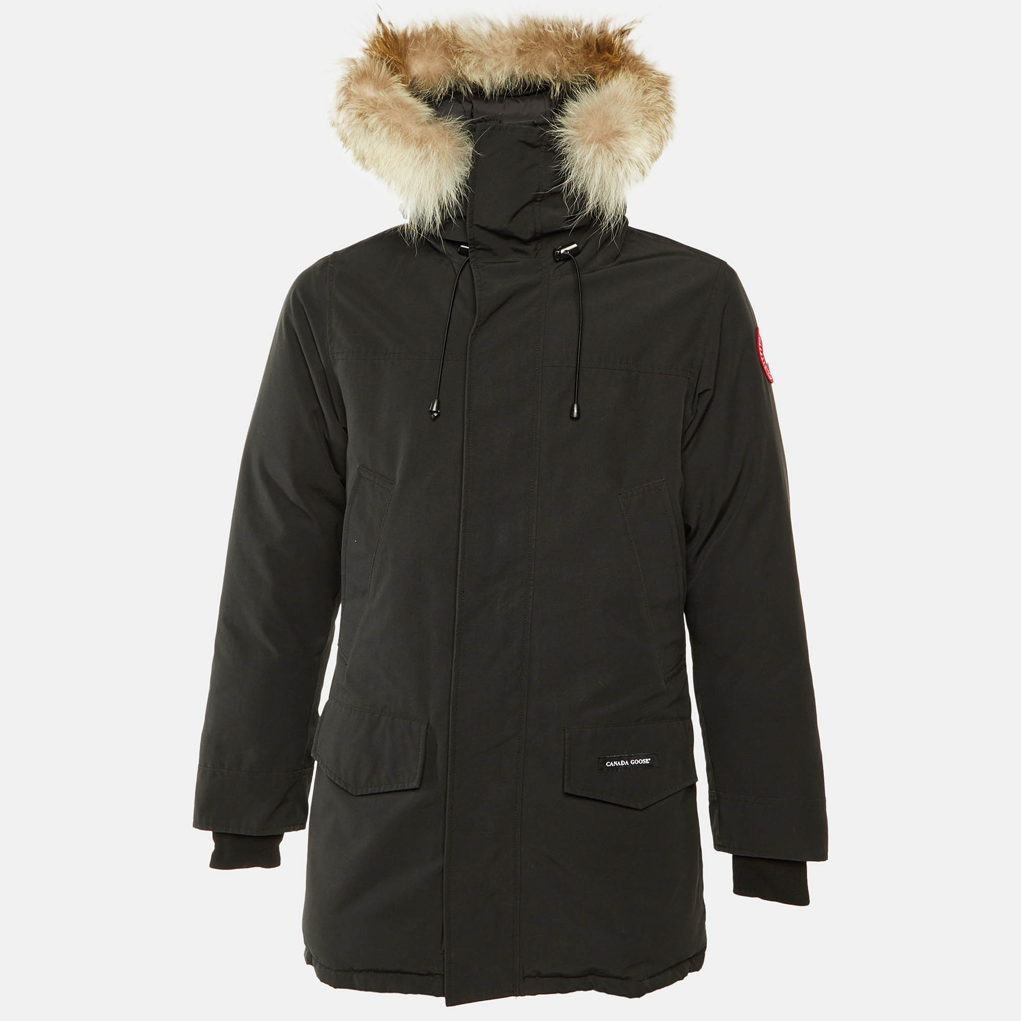 

Canada Goose Black Langford Hooded Down Parka S