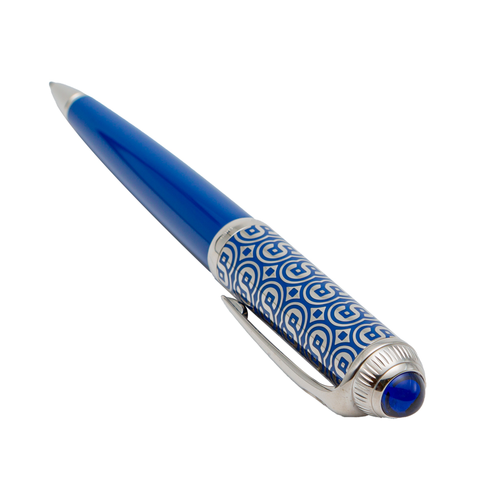 

Cartier Limited Edition Roadster Blue Oriental Motif Ballpen