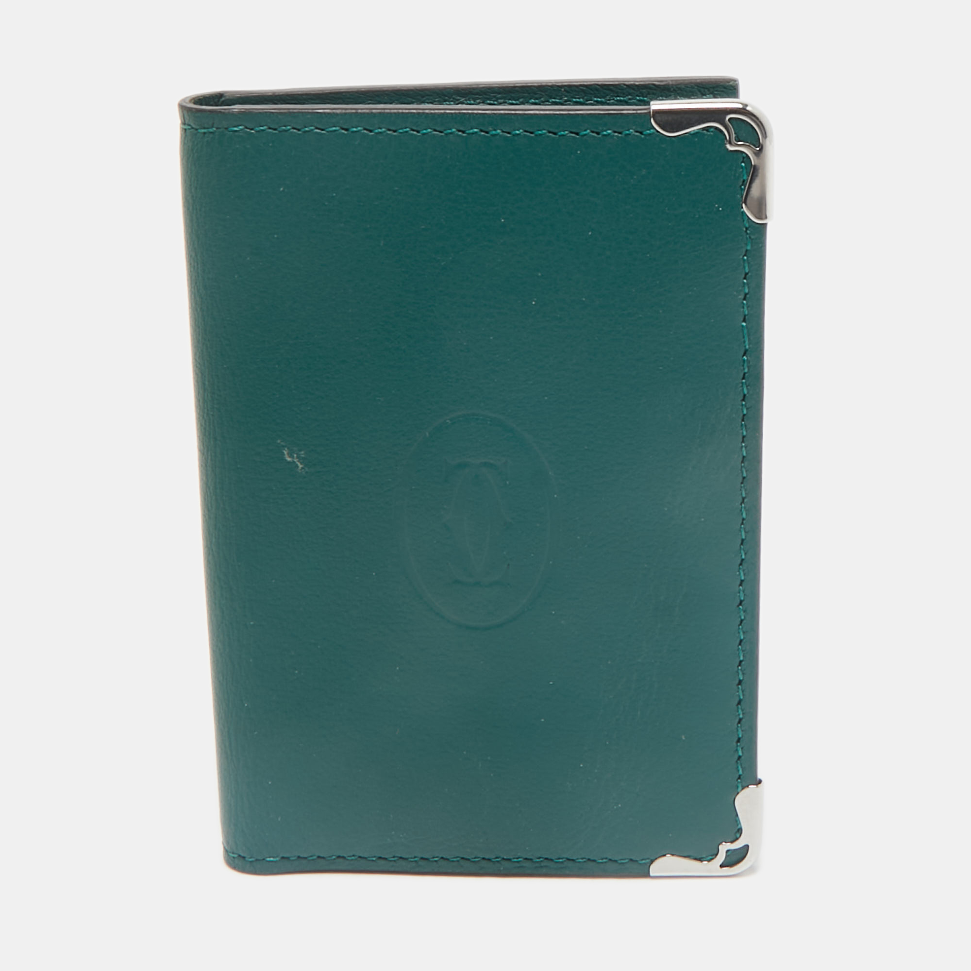 

Cartier Green Leather Le Must De Cartier Card Holder