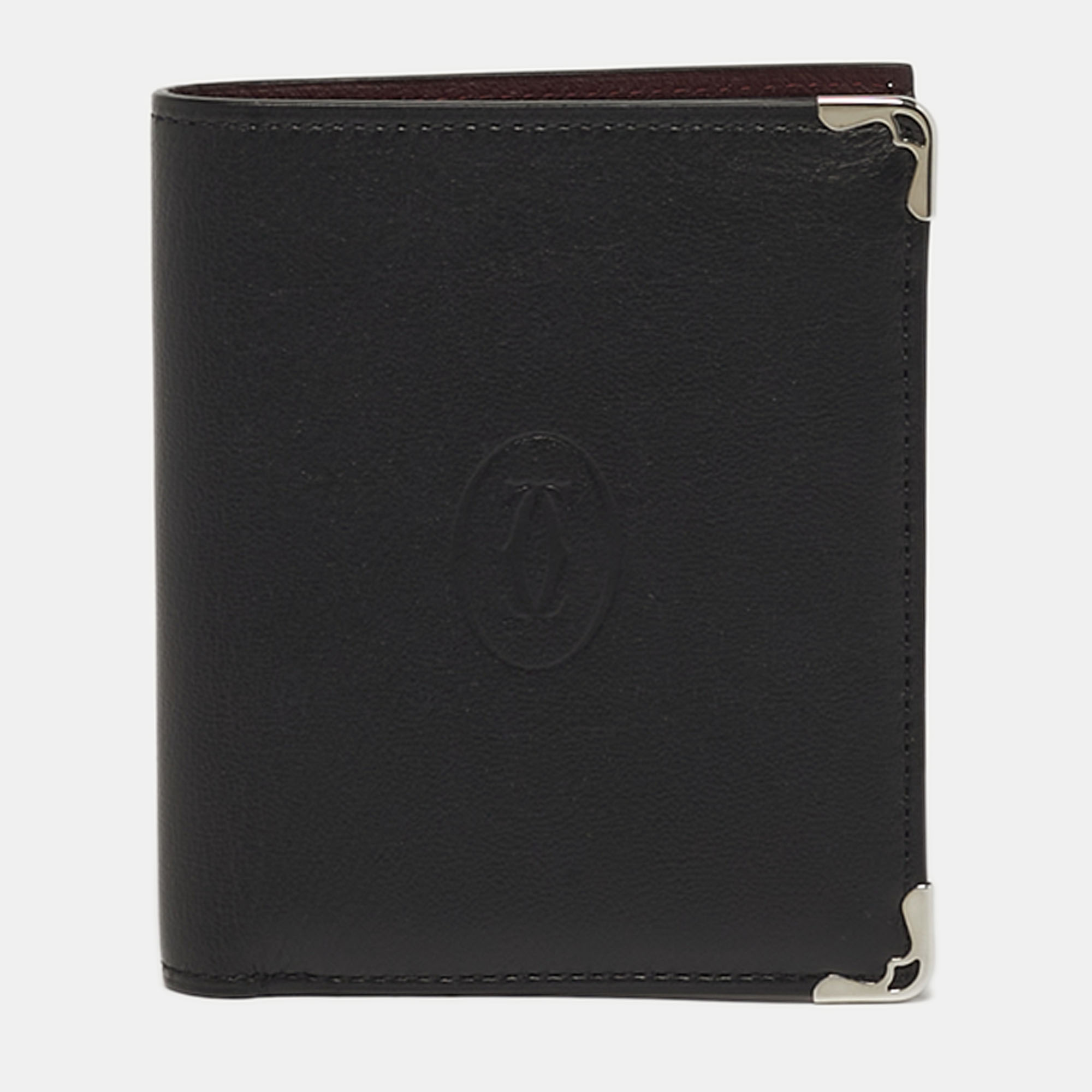 

Cartier Must de Cartier Black Leather Multiple Bifold Wallet
