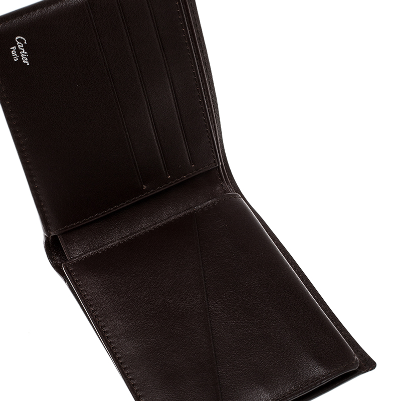 cartier paris leather wallet