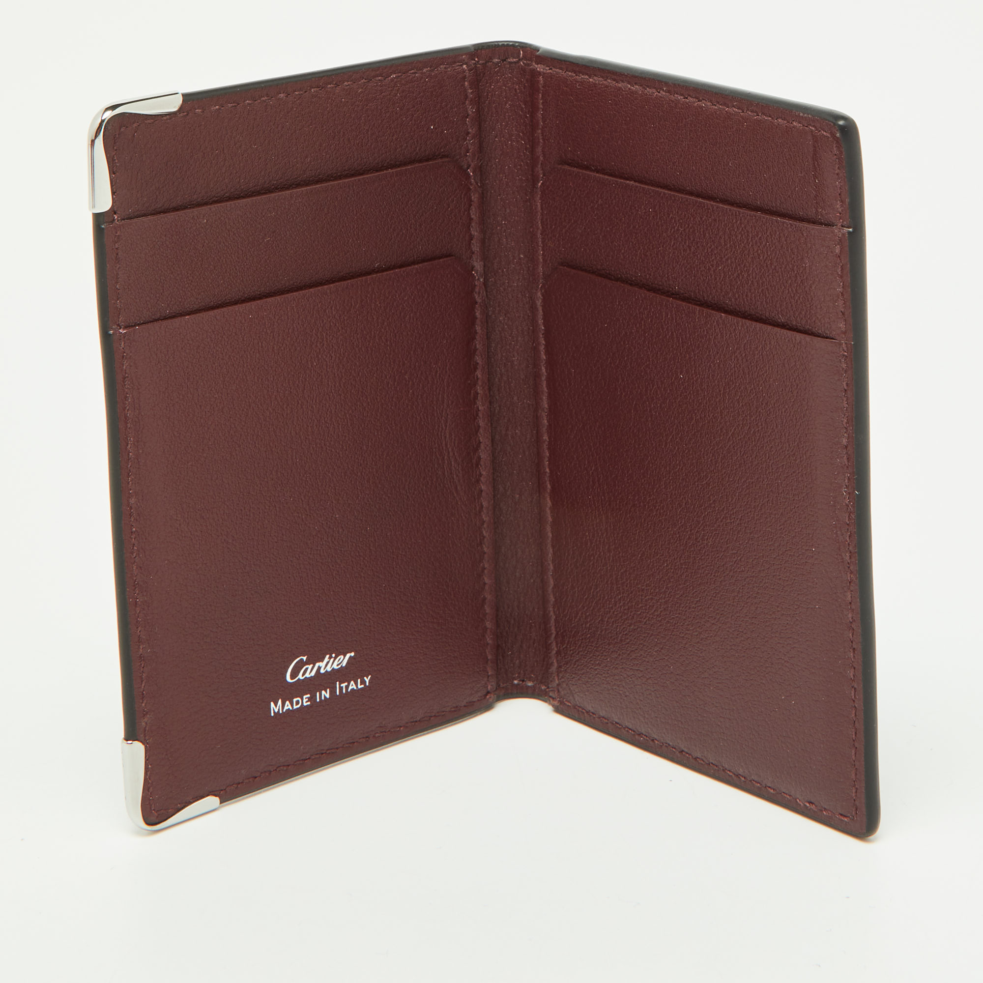 

Cartier Black Leather Must De Cartier Card Holder