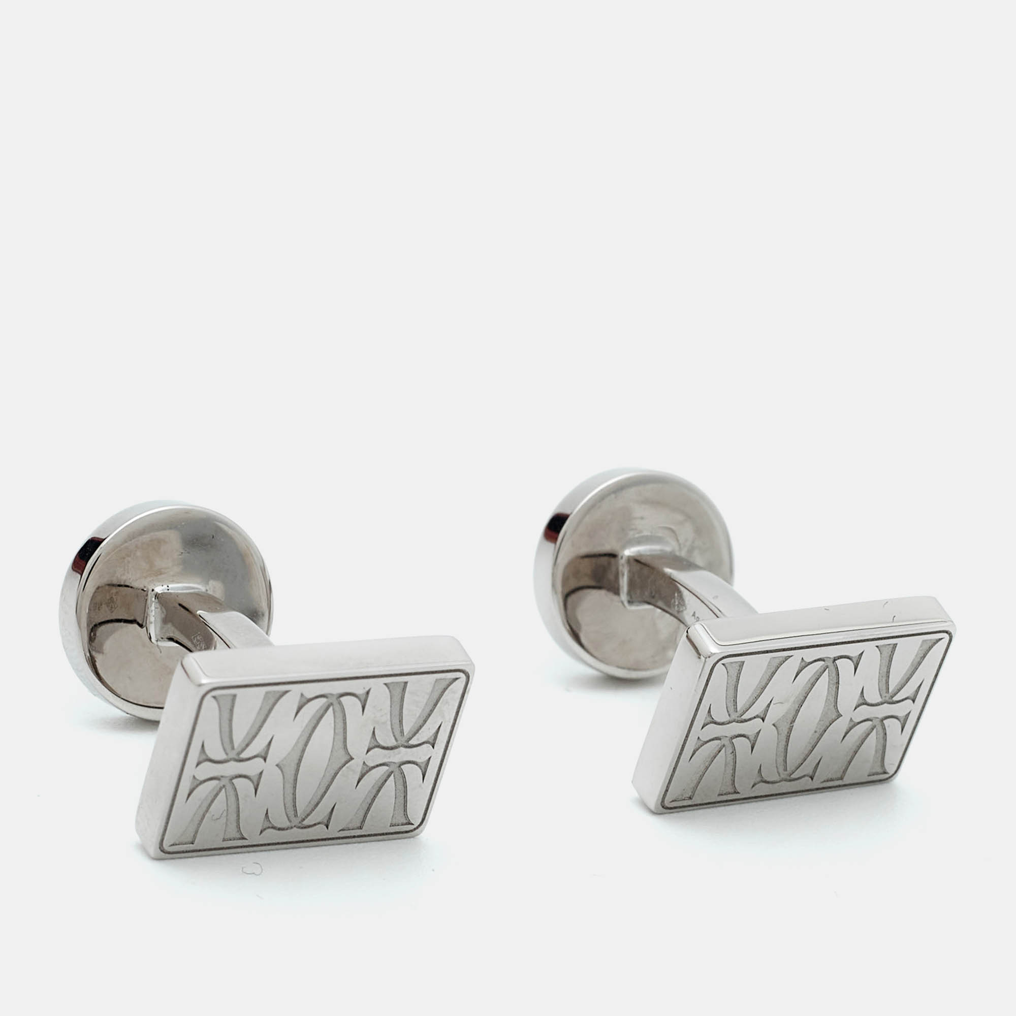 

Cartier Double C de Cartier Sterling Silver Cufflinks
