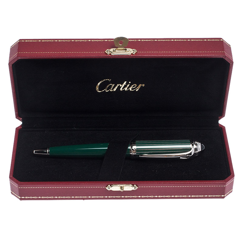 cartier pen green