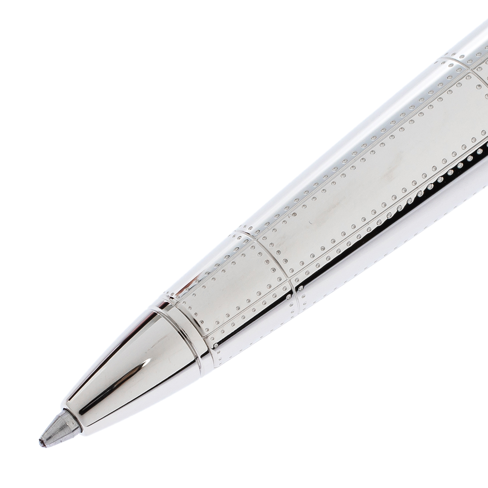 

Cartier Transatlantique R de Cartier Rivet Motif Palladium Finish Ballpoint Pen, Silver