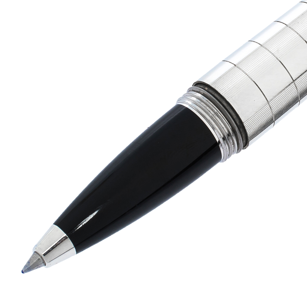 CARTIER PASHA ROLLERBALL PEN IN BLACK RESIN BALLPOINT PEN REFILL ref.549816  - Joli Closet