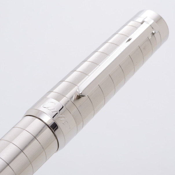 Pre Owned Cartier Pasha Platinum Finish Ballpoint 