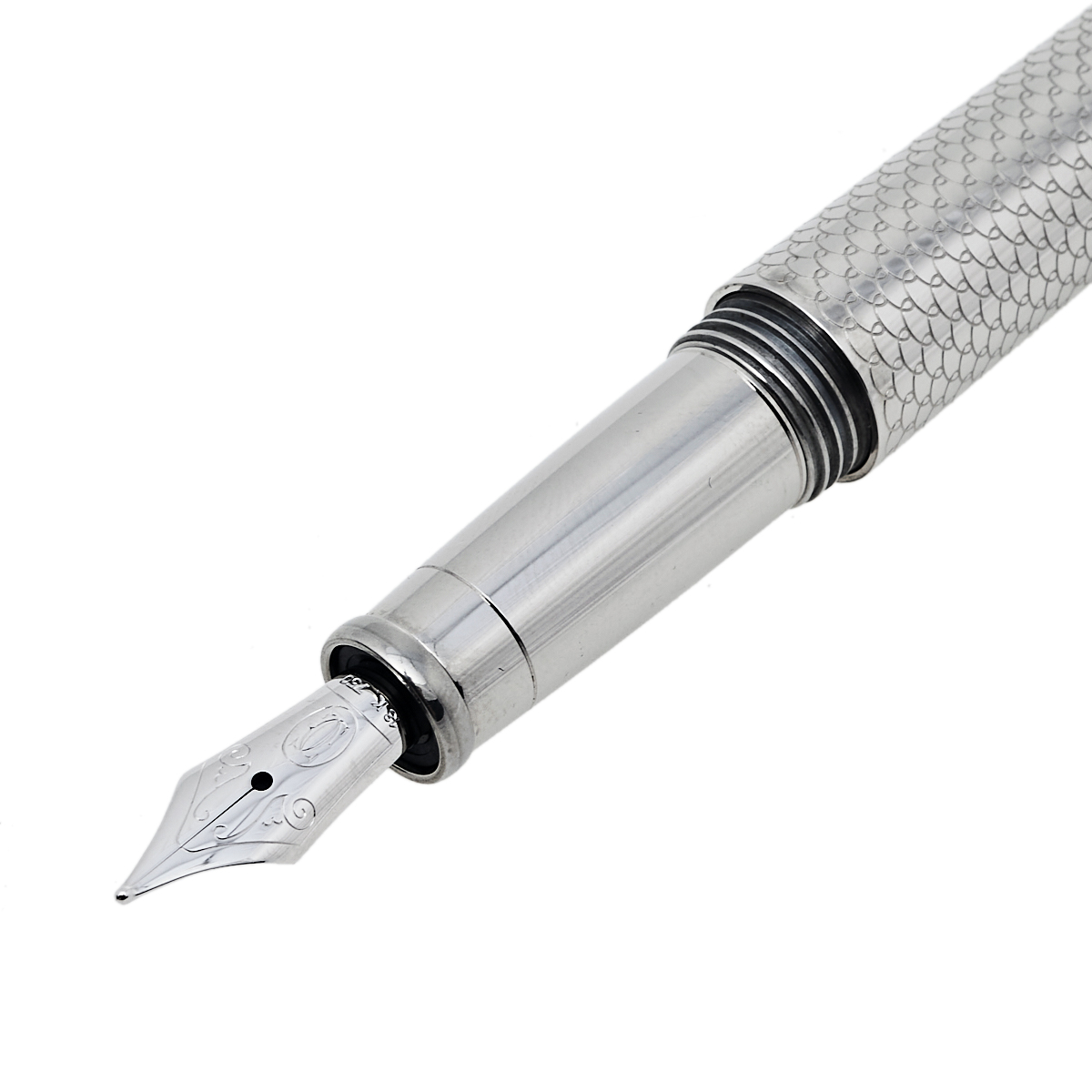

Cartier Trinity De Cartier Resille Decor Fountain Pen, Silver