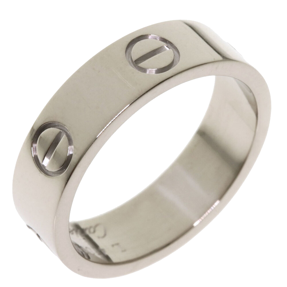 

Cartier Love 18K White Gold Ring Size EU 56