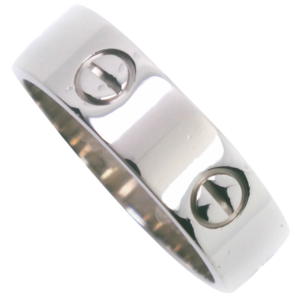 

Cartier Love K18 White Gold Ring Size EU 58