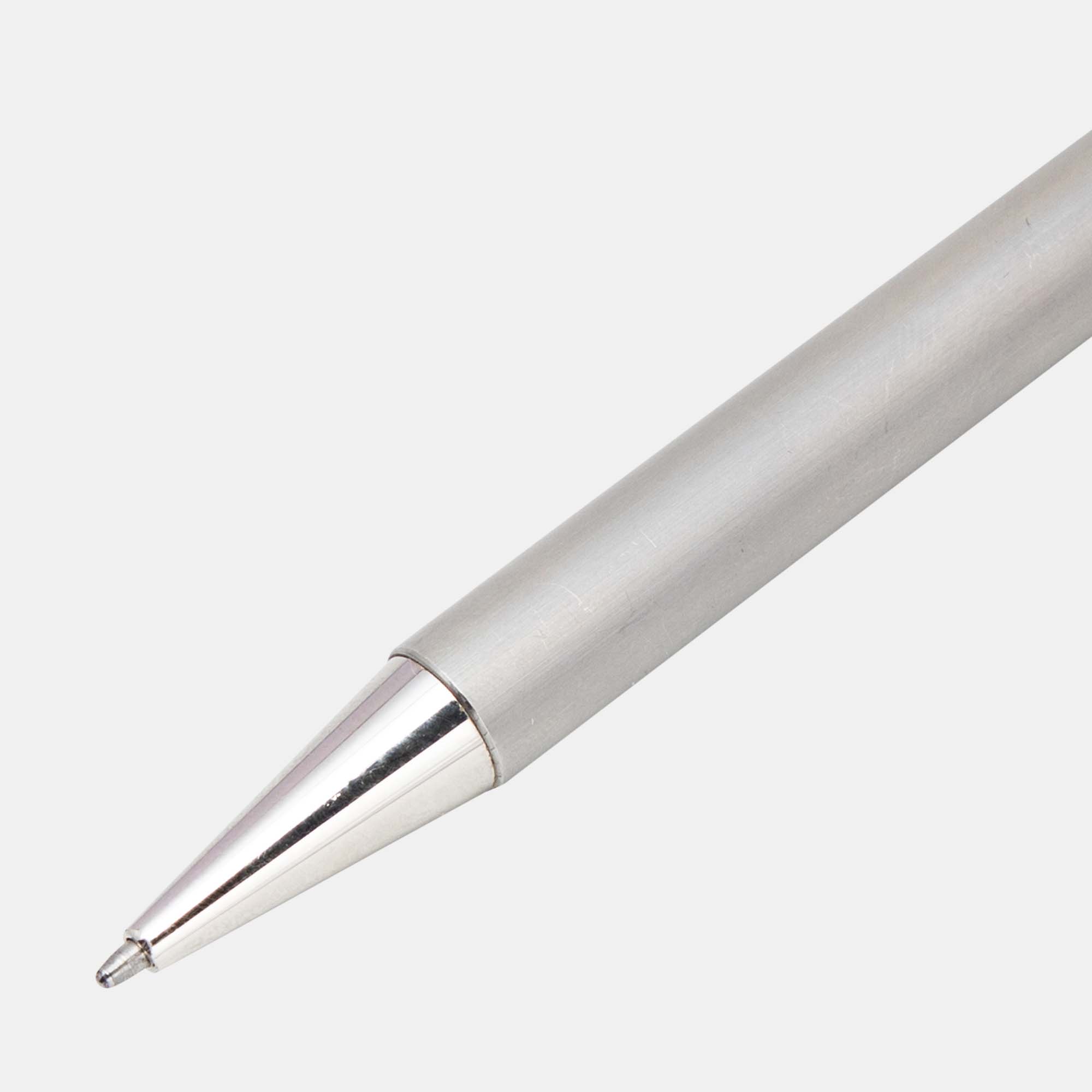 

Cartier Les de Must Vendome Trinity SIlver Tone Ballpoint Pen