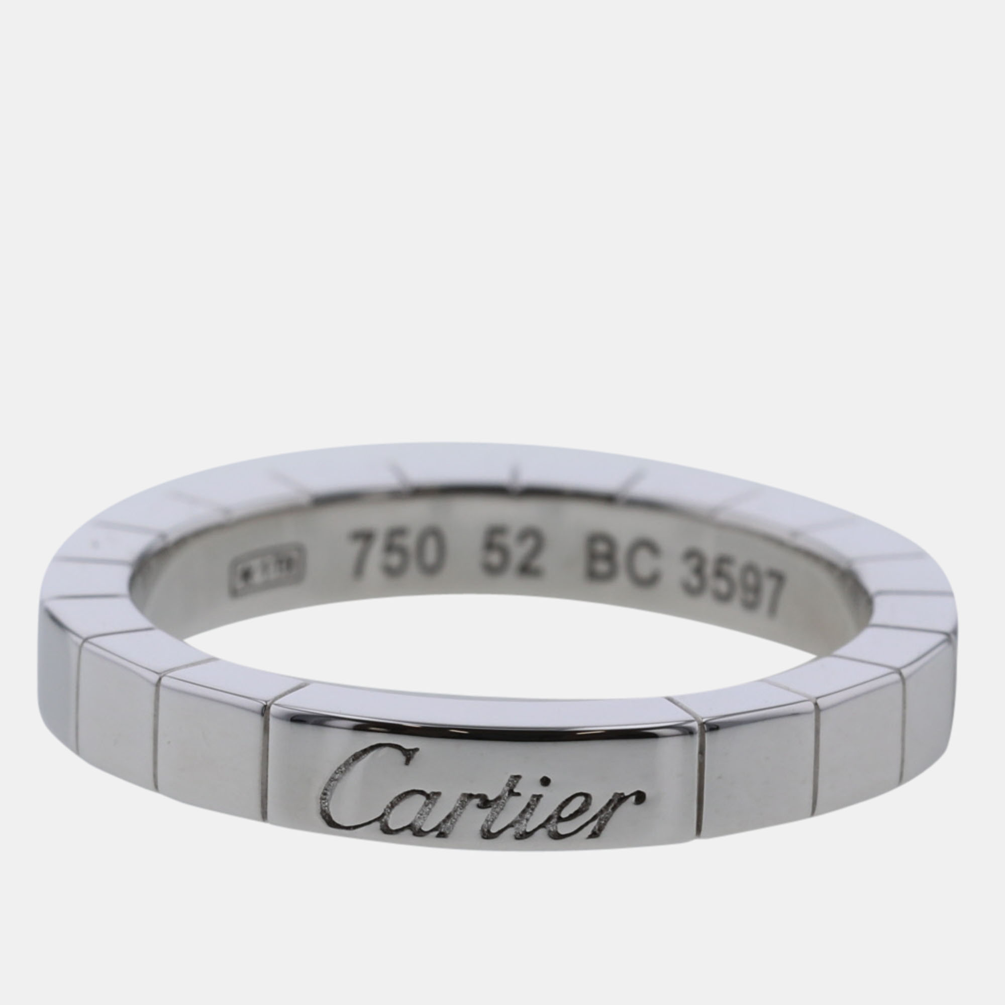 

Cartier Silver Metal Lanieres Ring