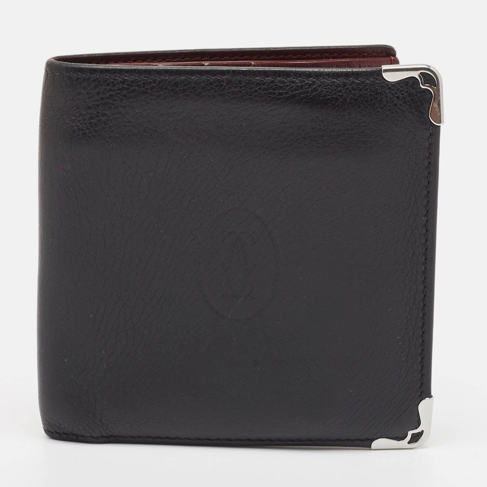 

Cartier Black Leather Must de Cartier Bifold Wallet