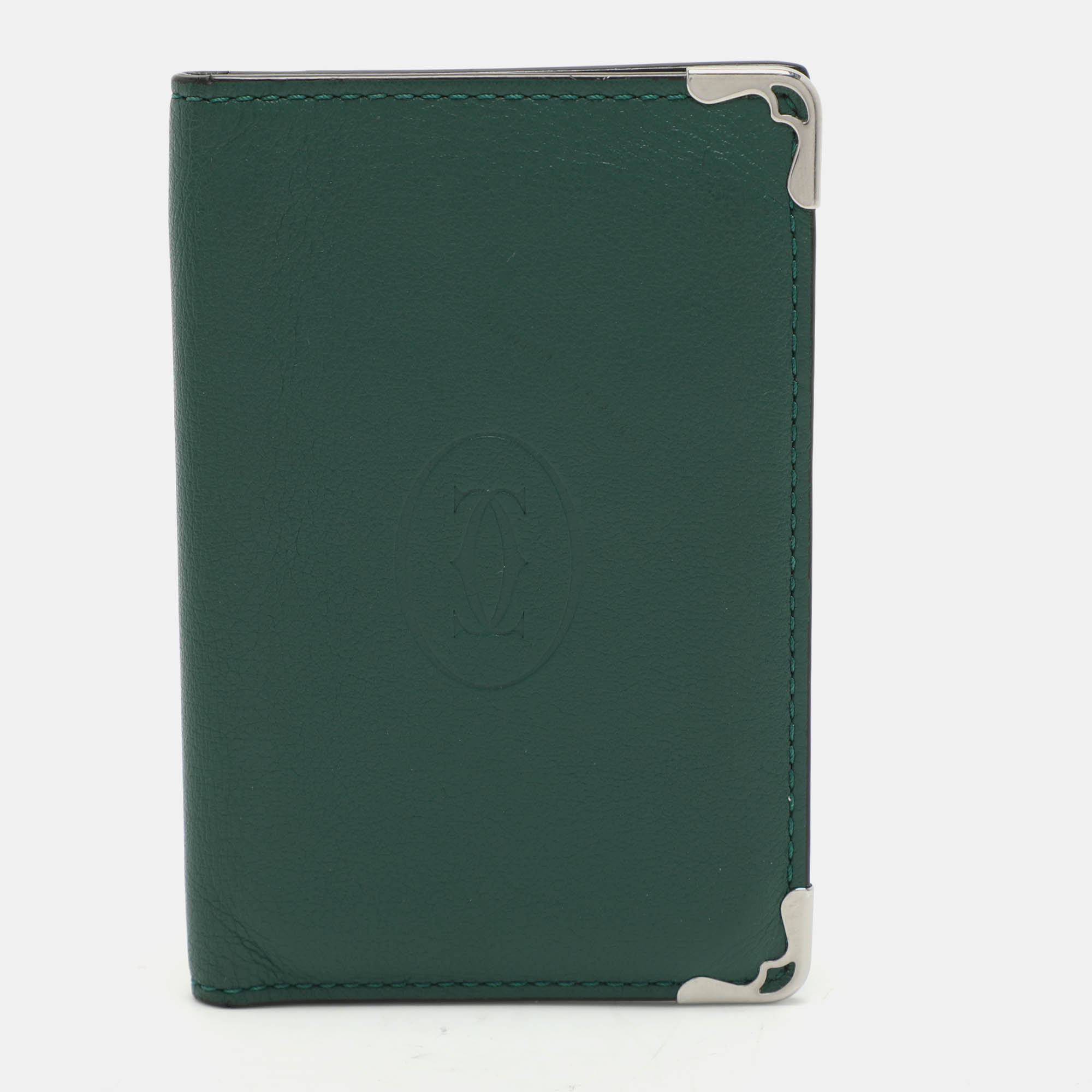 

Cartier Green Leather Le Must De Cartier Card Holder