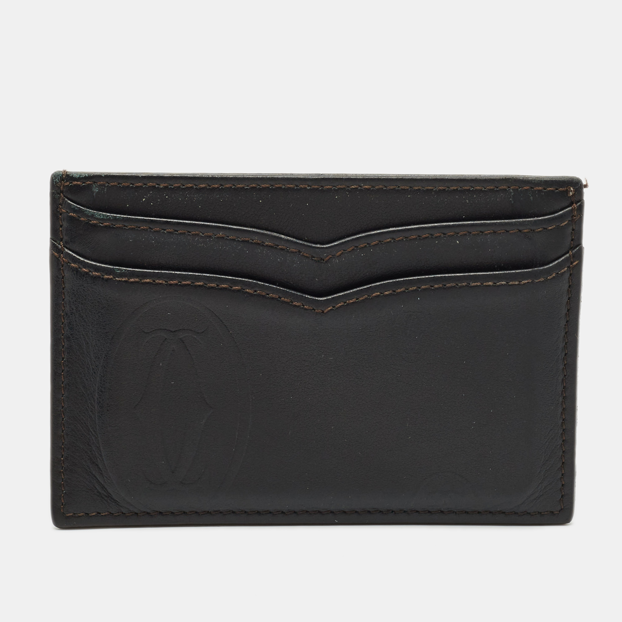 

Cartier Black Leather Happy Birthday Card Holder