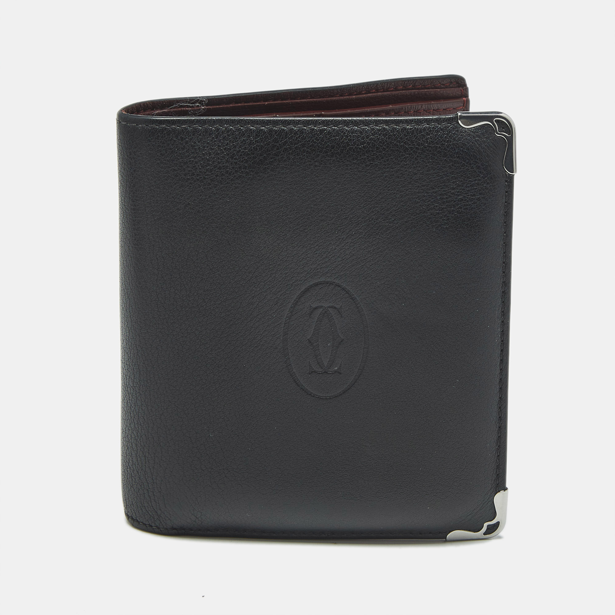 

Cartier Black Leather Must de Cartier Bifold Wallet