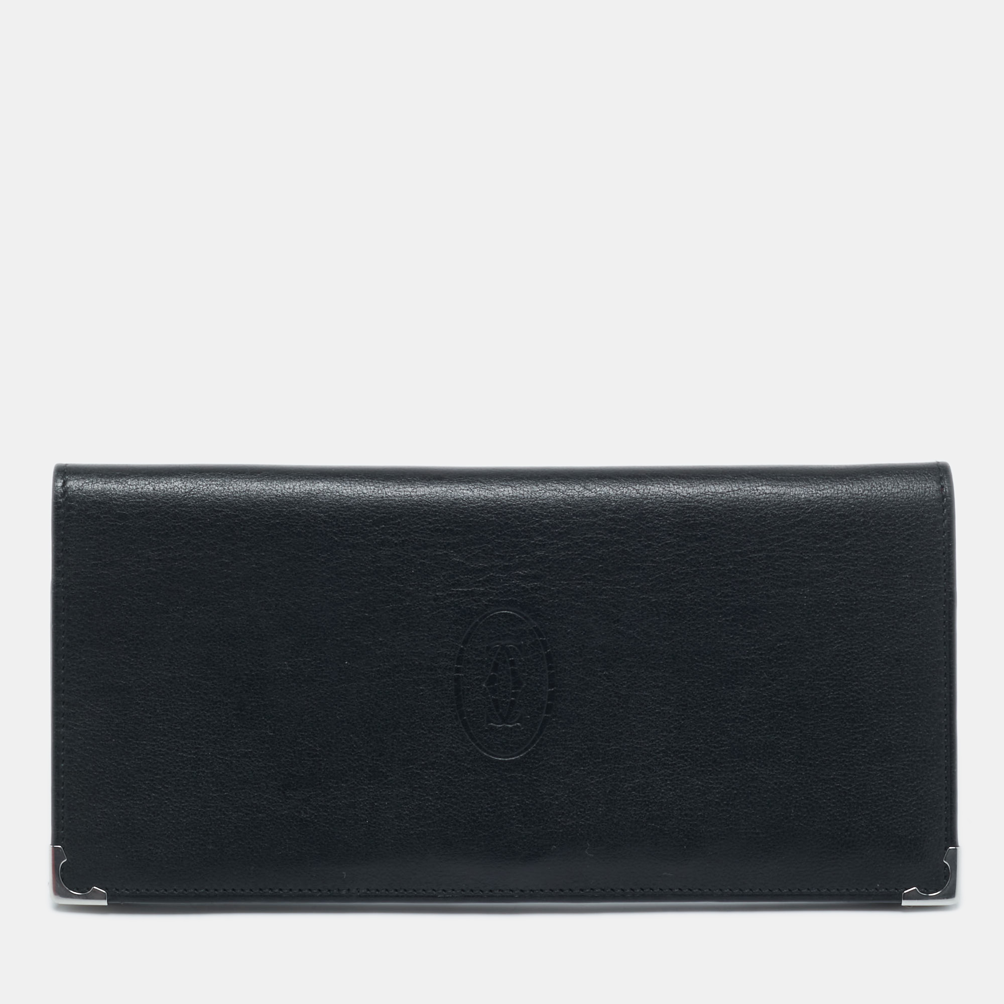 

Cartier Black Leather Le Must De Cartier Long Wallet