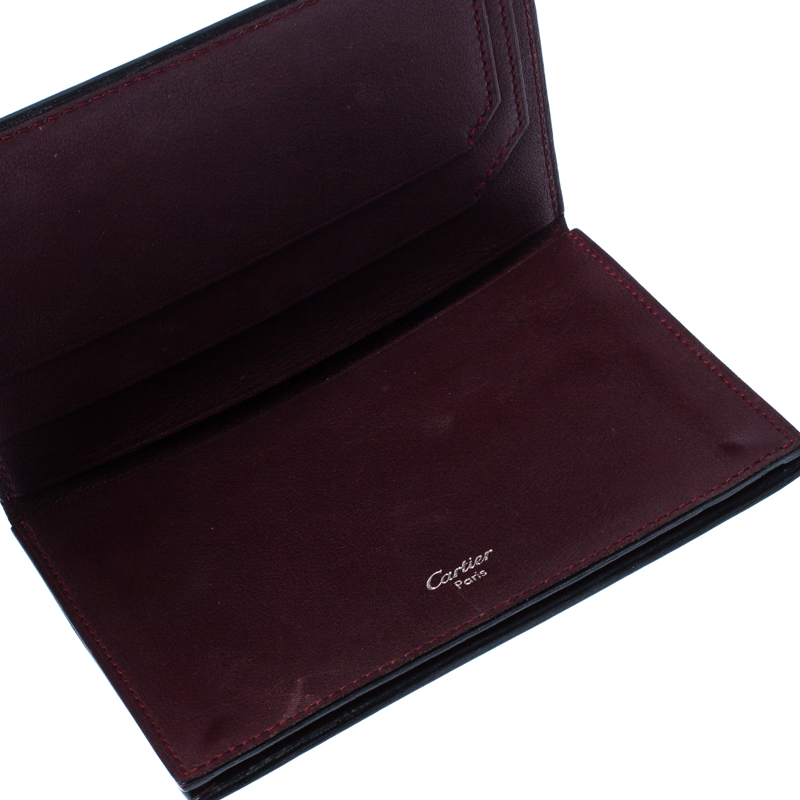 

Cartier Black Leather Marcello de Cartier Bifold Wallet