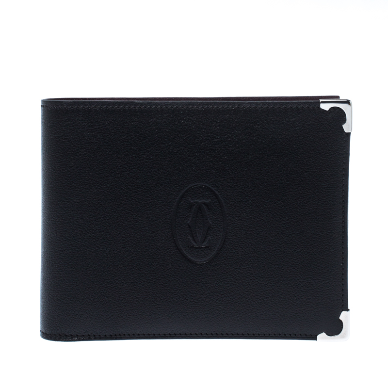 cartier black wallet
