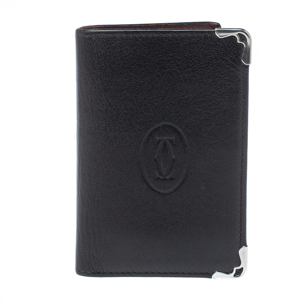 Click to view more detailed imagery on our partner's website Pre-owned Cartier Card Holder In Black