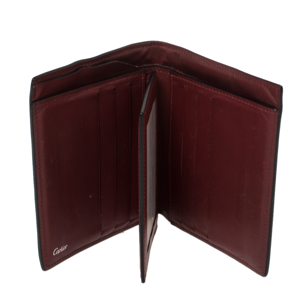 

Cartier Black Leather Louis Cartier Bifold Wallet